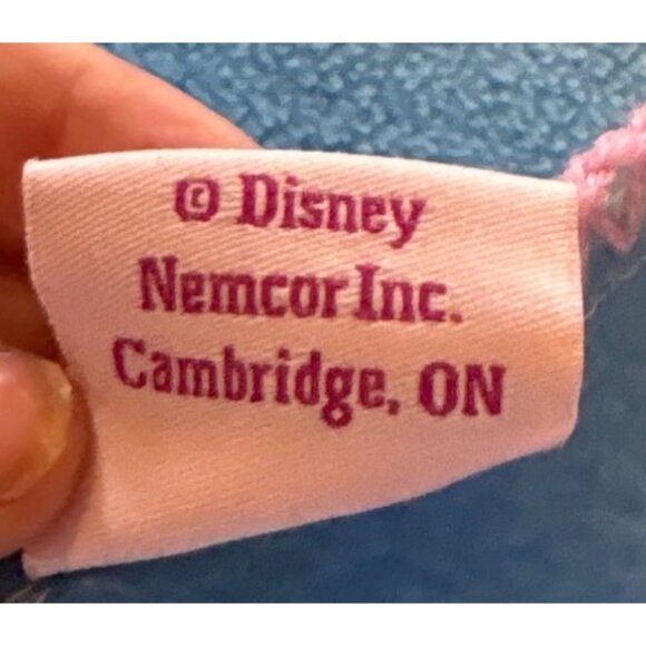 Disney Princess Fleece Blanket Cinderella Belle & Aurora 48" X 61" Pink & Blue - Picture 3 of 4